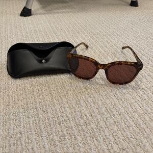 Linen & Flax x DIFF GIa DE01-0121-TNBNN Toasted Coconut Brown Cat Eye